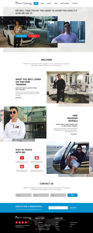 Web Design by PiXthemes for Chibane Media LLC | Design: #17262996