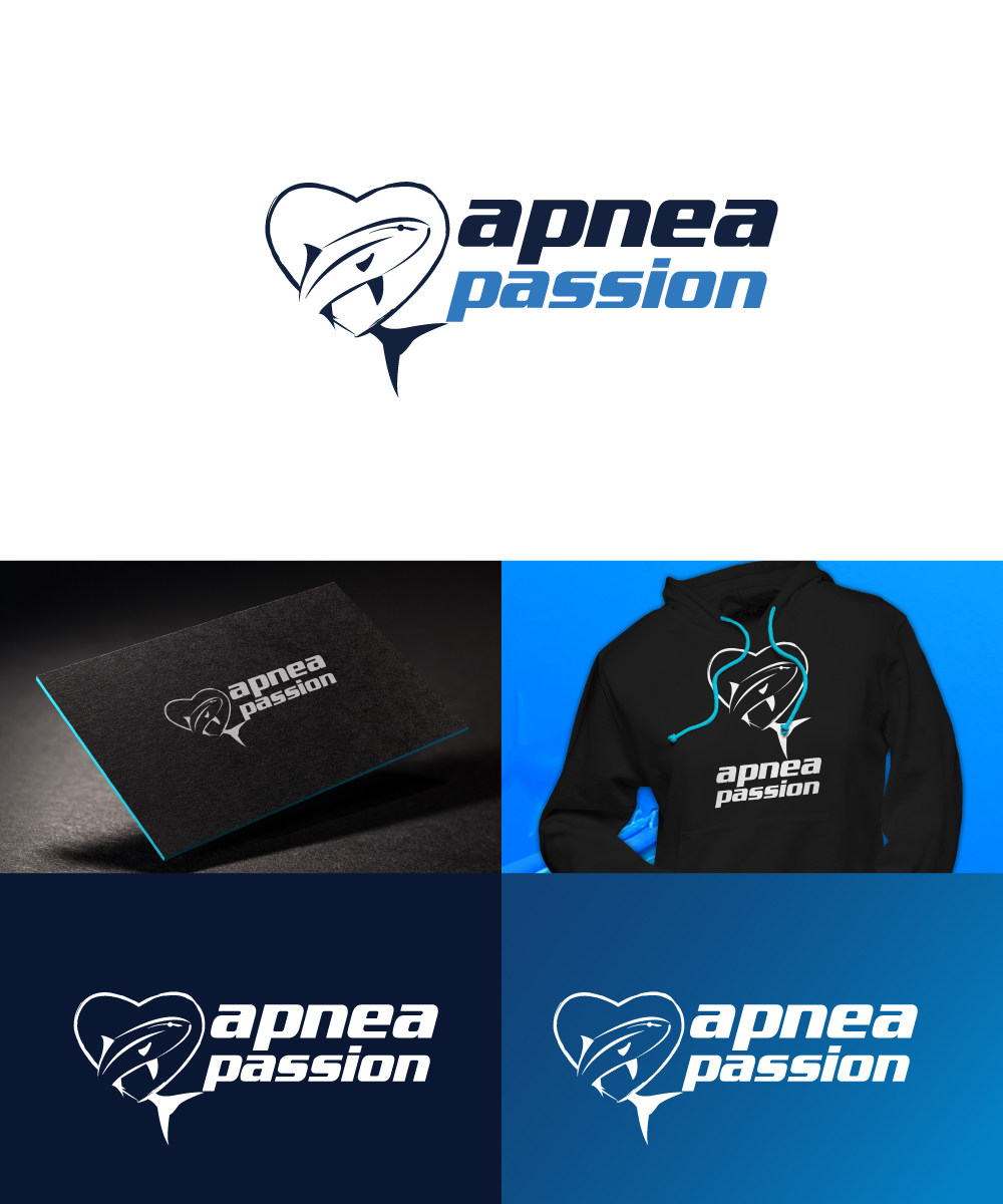 Logo Design by Sergio Coelho for Apneapassion.com | Design #17307449