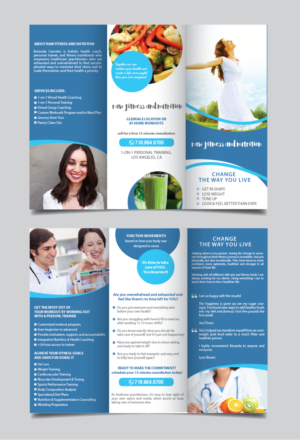Health Coaching Brochure for Healthcare Practioners | Design de Flyer par alex989