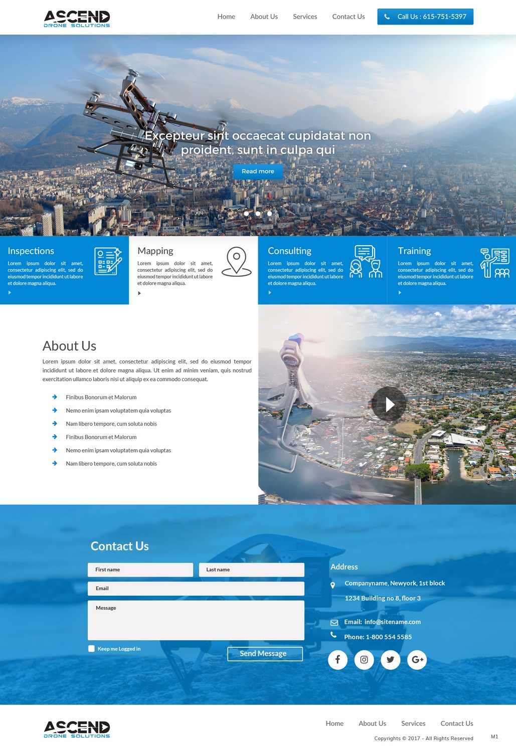 Diseño Web por pb para Ascend Drone Solutions, LLC | Diseño #17263825