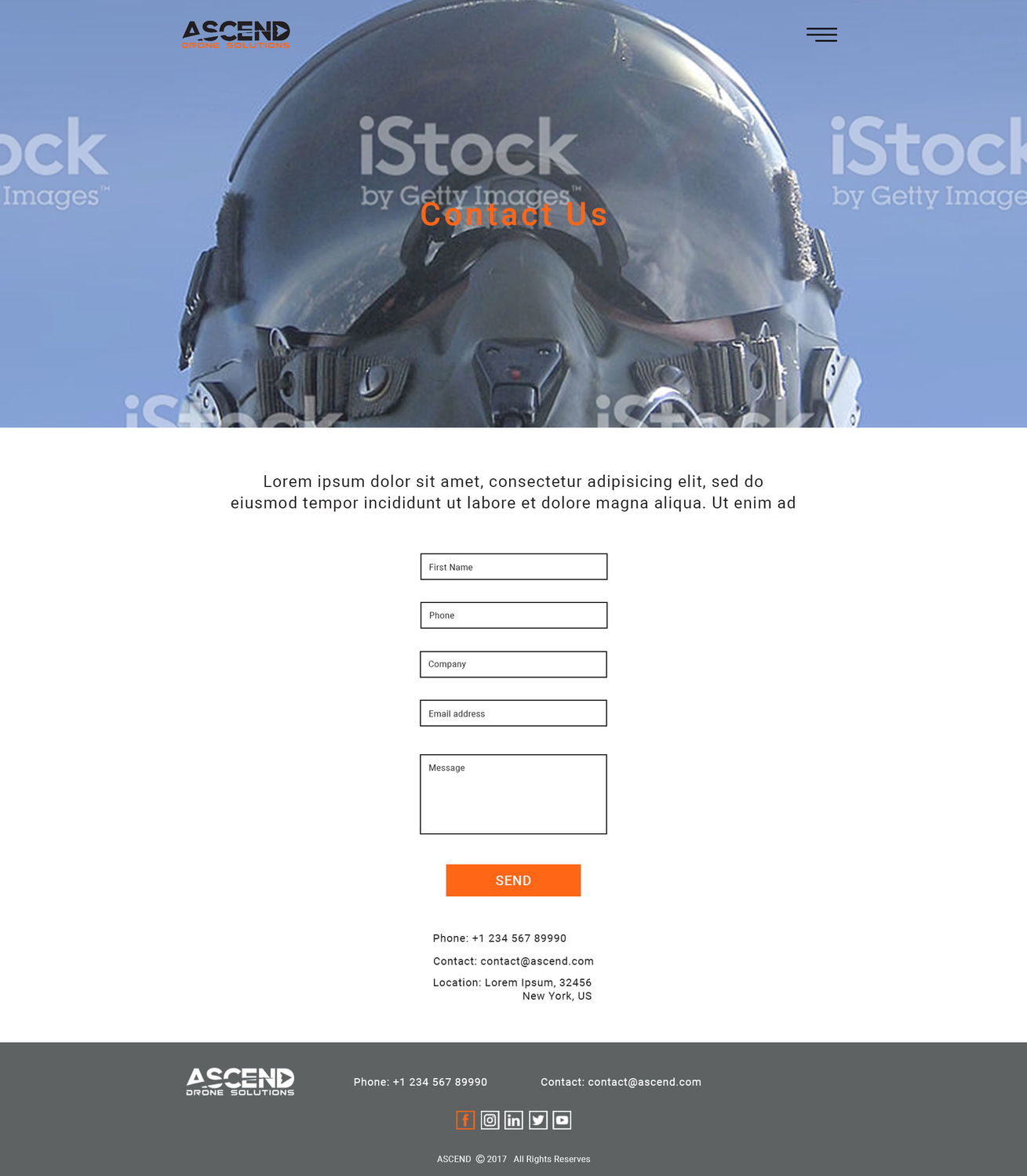 Web-Design von MihaiMoldovan für Ascend Drone Solutions, LLC | Design #17270351