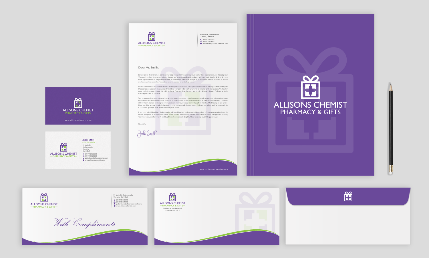Stationery Design by chandrayaan.creative for JWW Allison & Sons Ltd | Design #17251874