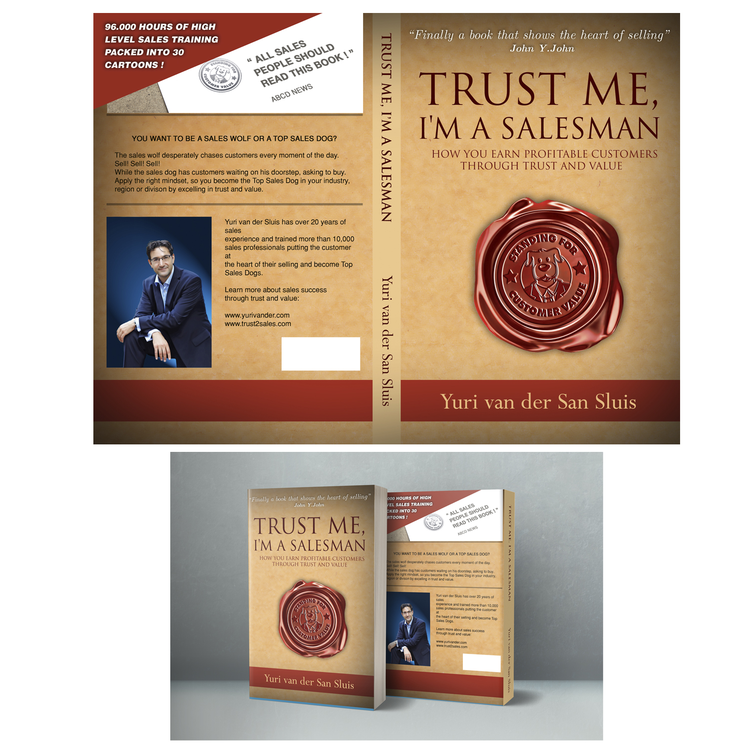 Book Cover Design by Wally_F for YuTrain | Design #17245809