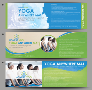 Yoga Mat Package Design | Packaging Design by RGraphic