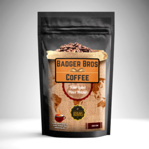 Badger Bros Coffee | Design Emballage par SAI DESIGNS