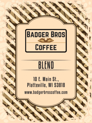 Badger Bros Coffee | Design Emballage par Emmanuel Creations