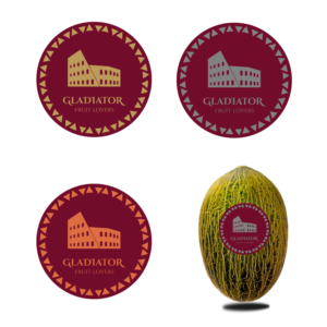  GLADIATOR Fruit Lovers | Diseño de Logo por savvyartstudio