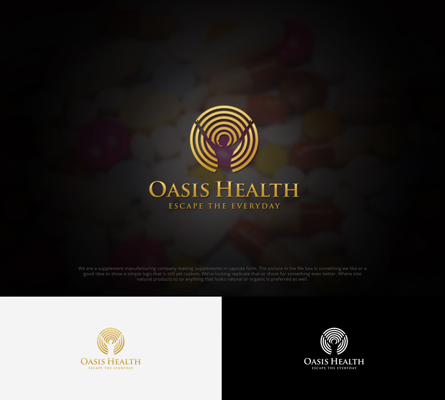 Logo Design by Kejo87 for Oasis Health Retreat  | Design #17254183