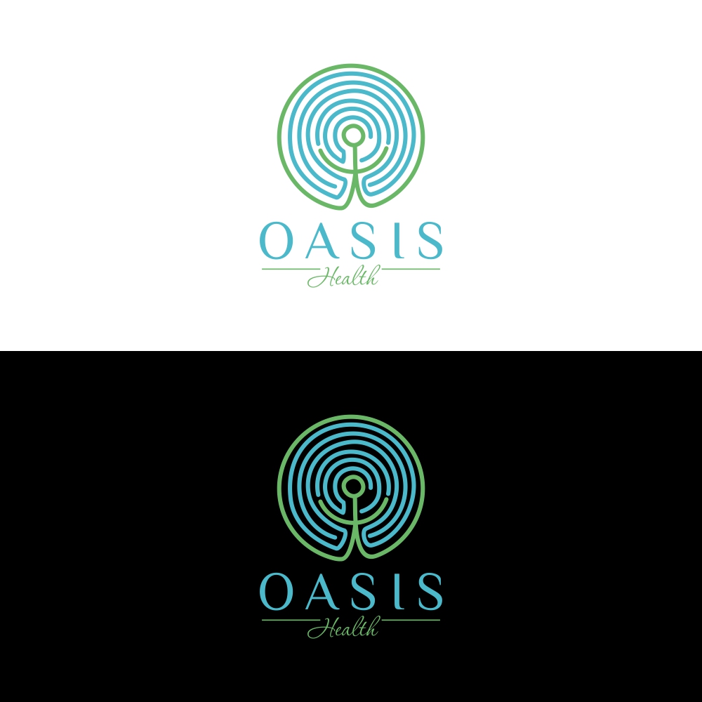 Logo Design by Basksh Designs for Oasis Health Retreat  | Design #17256836
