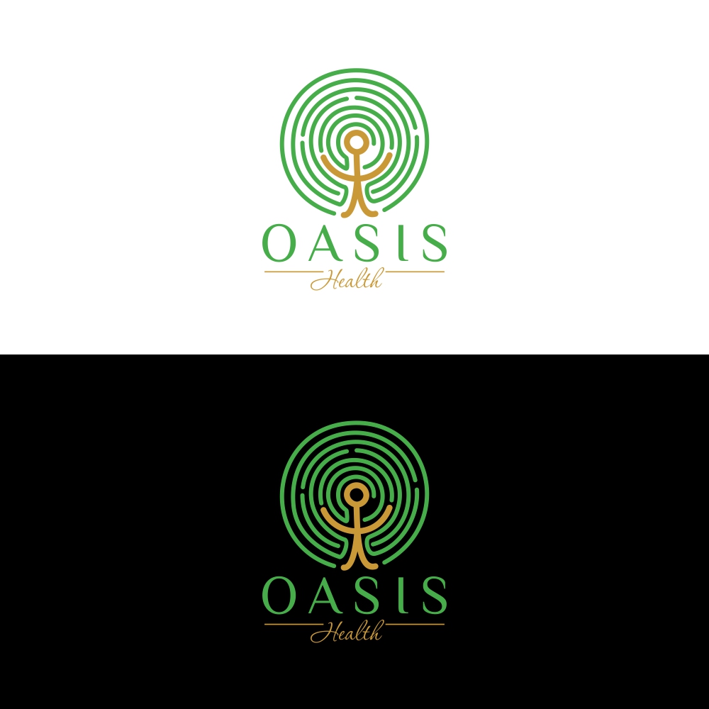 Logo Design by Basksh Designs for Oasis Health Retreat  | Design #17299702