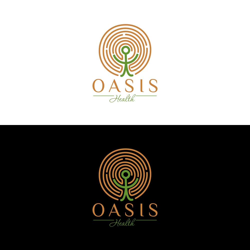 Logo Design by Basksh Designs for Oasis Health Retreat  | Design #17299705