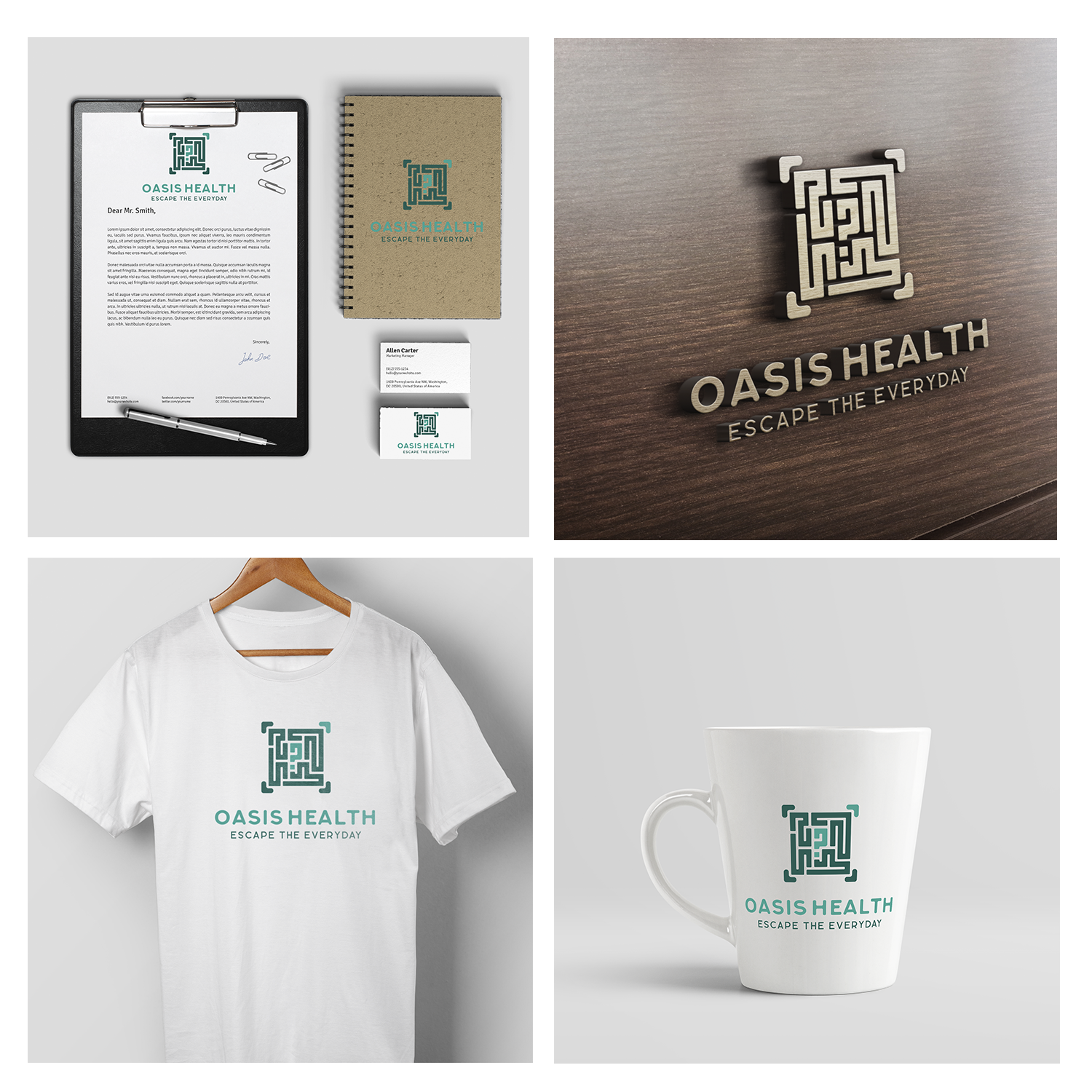Logo Design by Artur Zherdetskii for Oasis Health Retreat  | Design #17255468