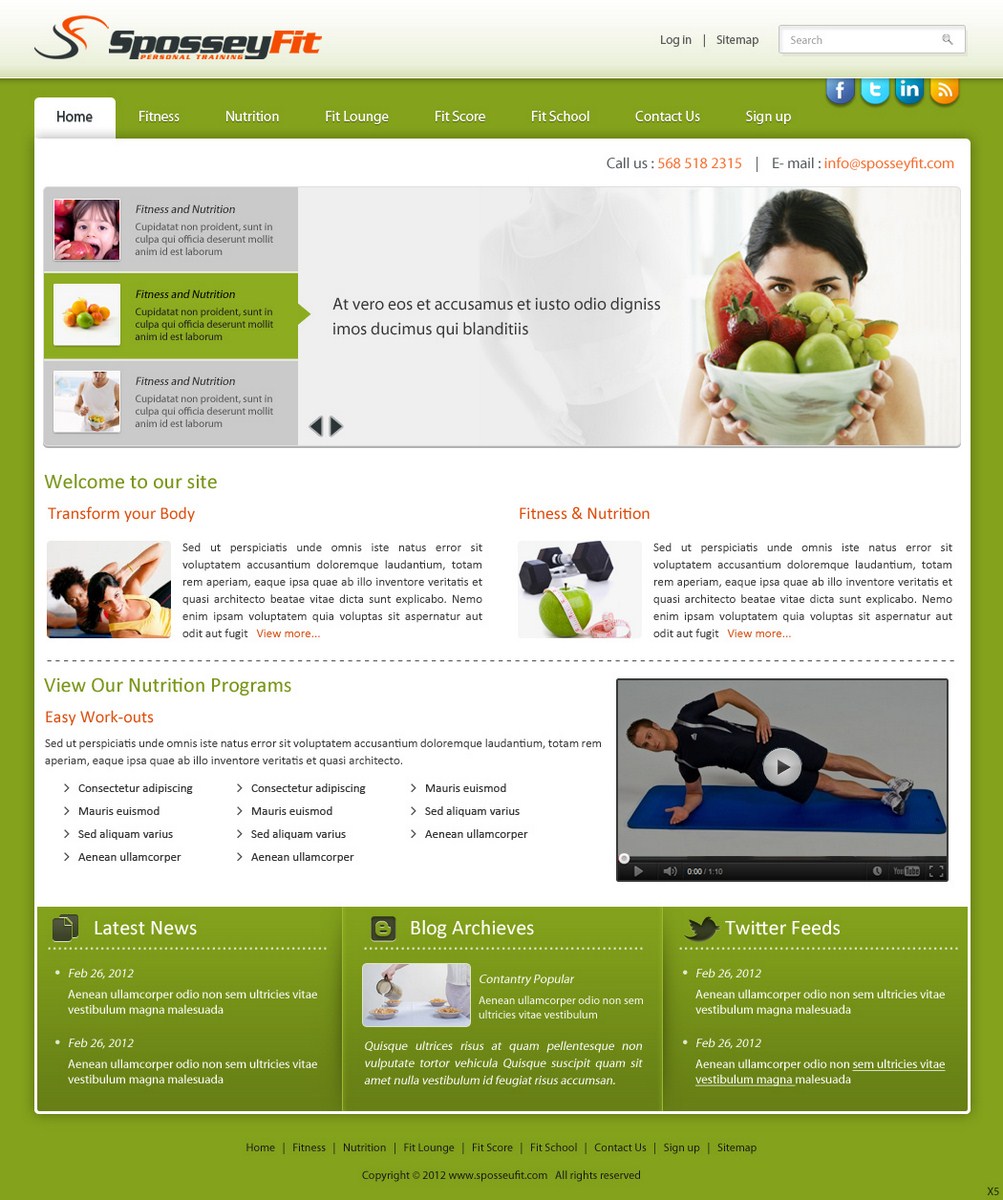 Web Design par pb pour ce projet | Design #638884