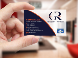 Design de Carte de Visite par Creations Box 2015 pour Grand Rapids Racquet | Design : #17558796