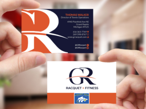 Business Card Design by Creations Box 2015 for Grand Rapids Racquet | Design: #17558798