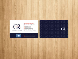 Design de Carte de Visite par Creations Box 2015 pour Grand Rapids Racquet | Design : #17558799