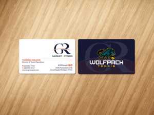 Business Card Design by Creations Box 2015 for Grand Rapids Racquet | Design: #17569621