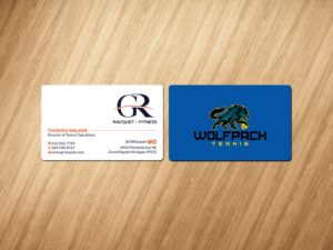 Business Card Design by Creations Box 2015 for Grand Rapids Racquet | Design: #17569622