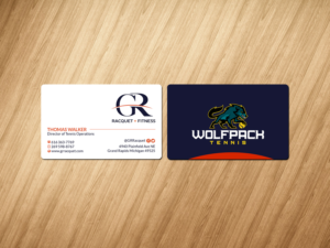 Design de Carte de Visite par Creations Box 2015 pour Grand Rapids Racquet | Design : #17569624