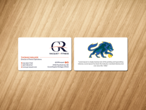 Design de Carte de Visite par Creations Box 2015 pour Grand Rapids Racquet | Design : #17573828