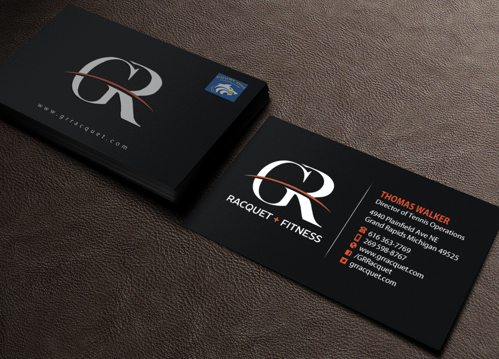 Visitenkarten-Design von Brand aid für Grand Rapids Racquet | Design #17547907