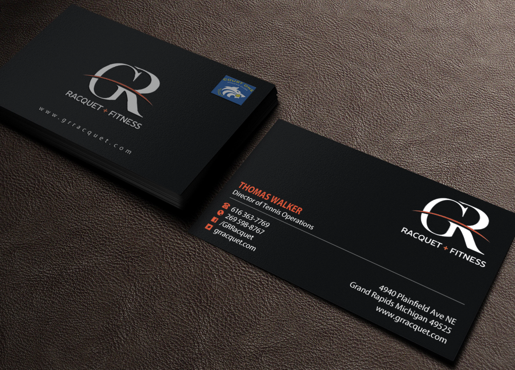Design de Carte de Visite par Brand aid pour Grand Rapids Racquet | Design #17548037