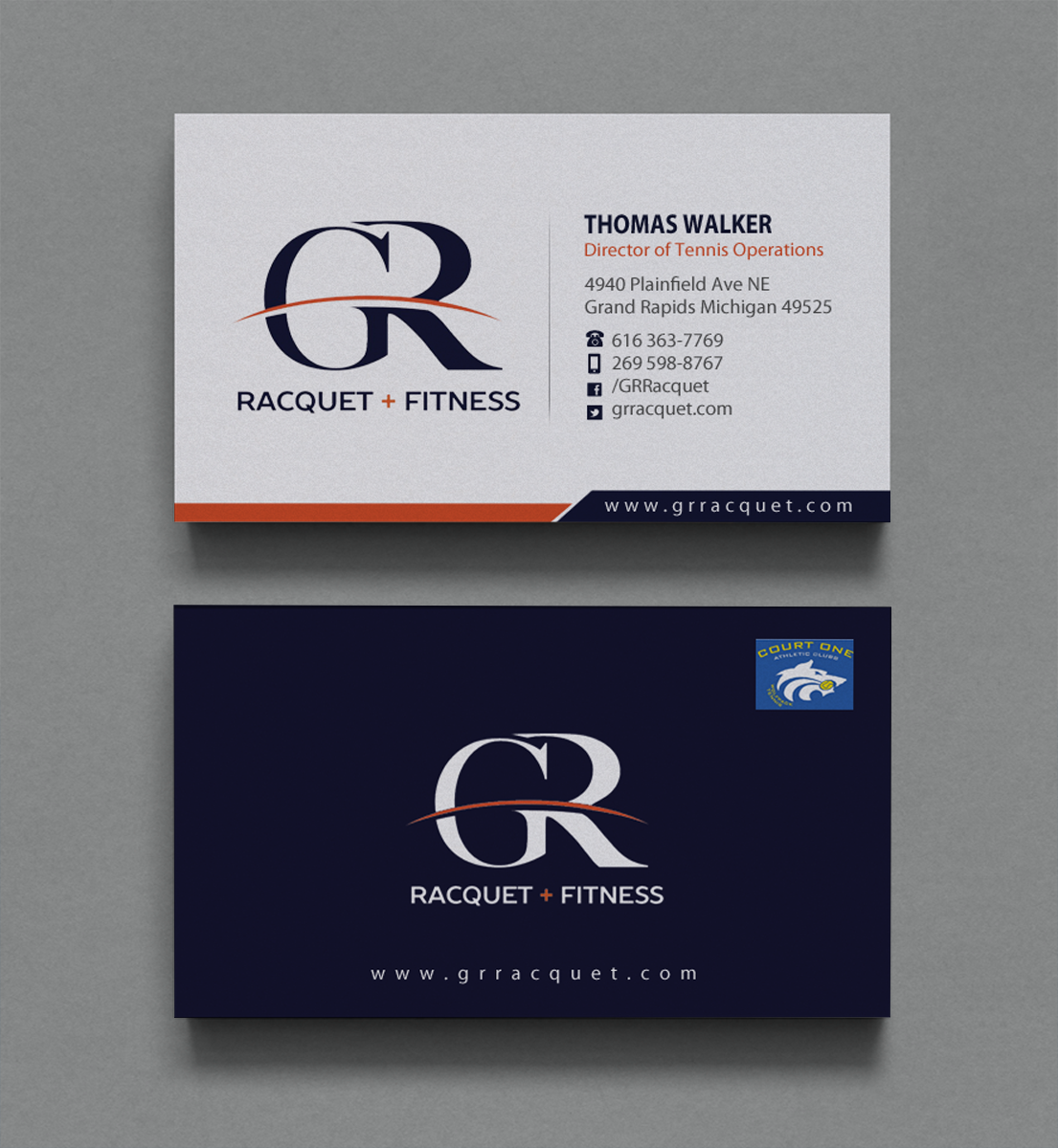 Design de Carte de Visite par Brand aid pour Grand Rapids Racquet | Design #17548326