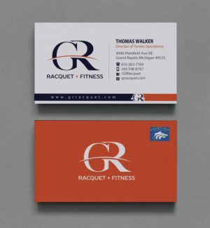 Business Card Design by Brand aid for Grand Rapids Racquet | Design: #17548460