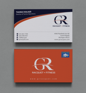 Visitenkarten-Design von Brand aid für Grand Rapids Racquet | Design: #17549903