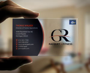 Visitenkarten-Design von Brand aid für Grand Rapids Racquet | Design: #17549933