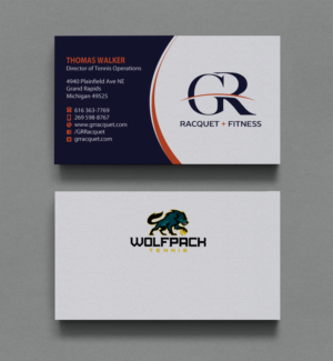 Visitenkarten-Design von Brand aid für Grand Rapids Racquet | Design: #17585071