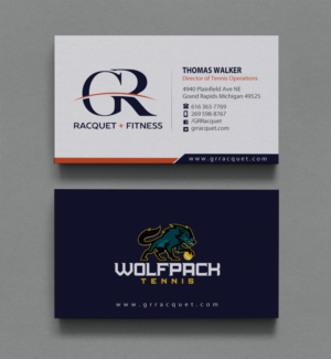 Visitenkarten-Design von Brand aid für Grand Rapids Racquet | Design: #17585077