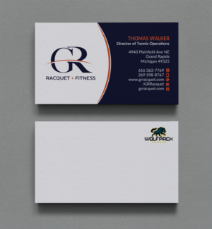 Visitenkarten-Design von Brand aid für Grand Rapids Racquet | Design: #17585082
