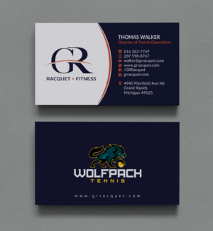 Design de Carte de Visite par Brand aid pour Grand Rapids Racquet | Design #17666798
