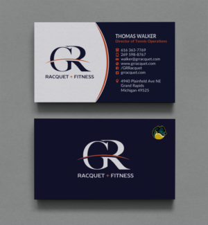 Visitenkarten-Design von Brand aid für Grand Rapids Racquet | Design: #17666800