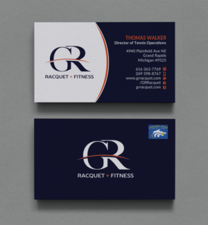 Visitenkarten-Design von Brand aid für Grand Rapids Racquet | Design: #17666998