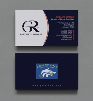 Visitenkarten-Design von Brand aid für Grand Rapids Racquet | Design: #17666999