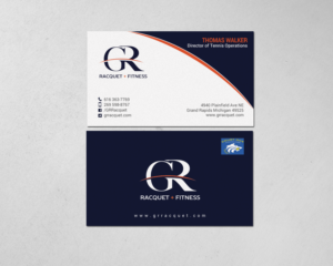 Visitenkarten-Design von chandrayaan.creative für Grand Rapids Racquet | Design: #17550656