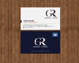 Design de Carte de Visite par chandrayaan.creative pour Grand Rapids Racquet | Design : #17550784