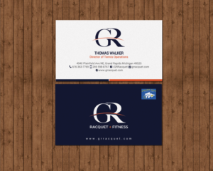 Design de Carte de Visite par chandrayaan.creative pour Grand Rapids Racquet | Design : #17550786