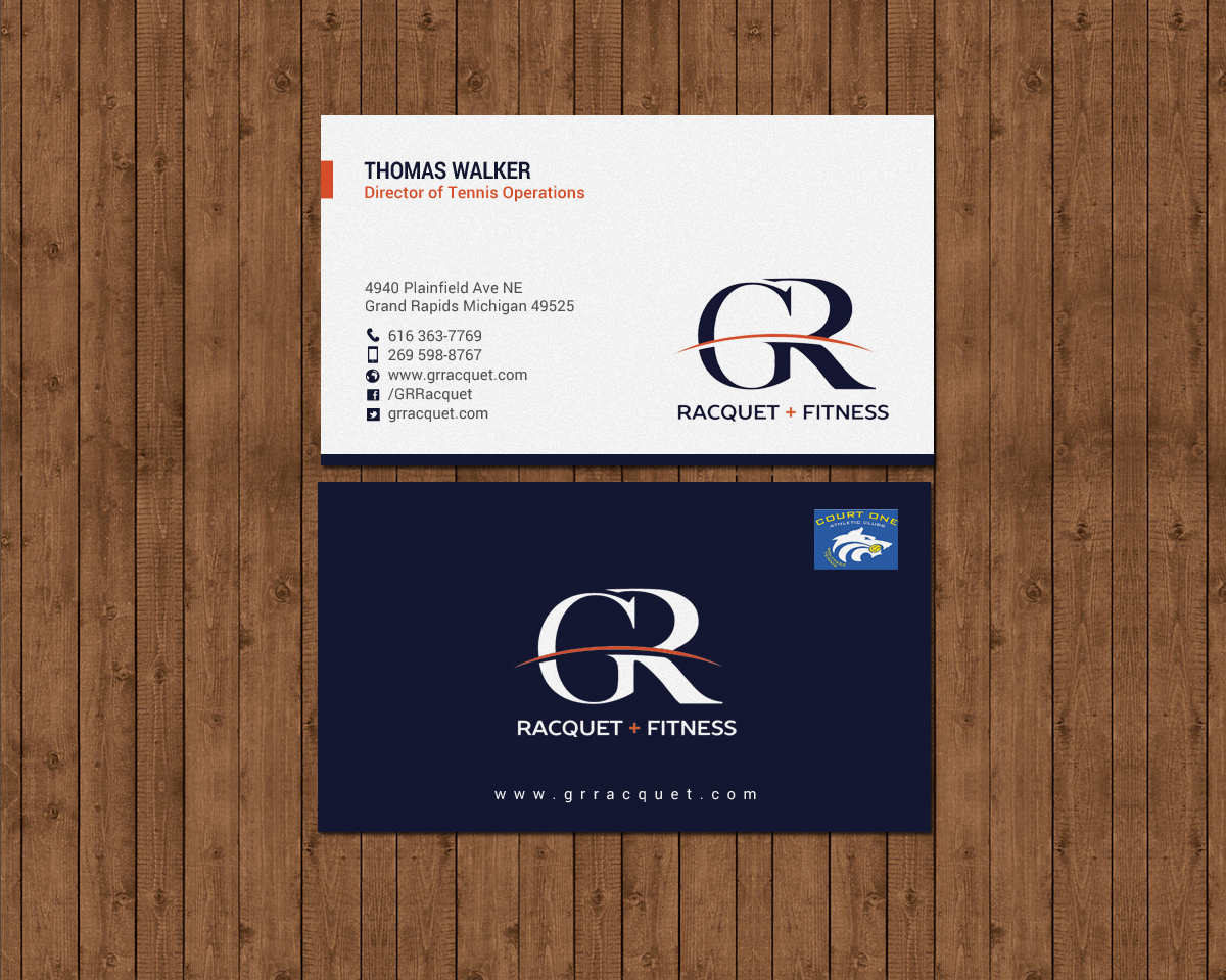 Visitenkarten-Design von chandrayaan.creative für Grand Rapids Racquet | Design #17550787