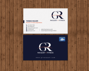 Visitenkarten-Design von chandrayaan.creative für Grand Rapids Racquet | Design: #17550788