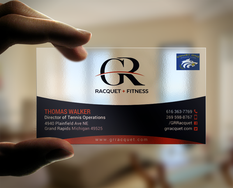 Visitenkarten-Design von chandrayaan.creative für Grand Rapids Racquet | Design #17550836