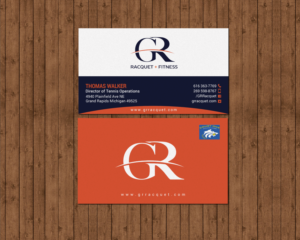 Design de Carte de Visite par chandrayaan.creative pour Grand Rapids Racquet | Design : #17550837