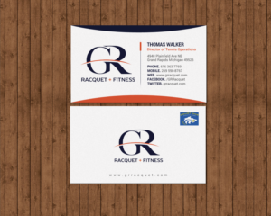 Design de Carte de Visite par chandrayaan.creative pour Grand Rapids Racquet | Design : #17550838