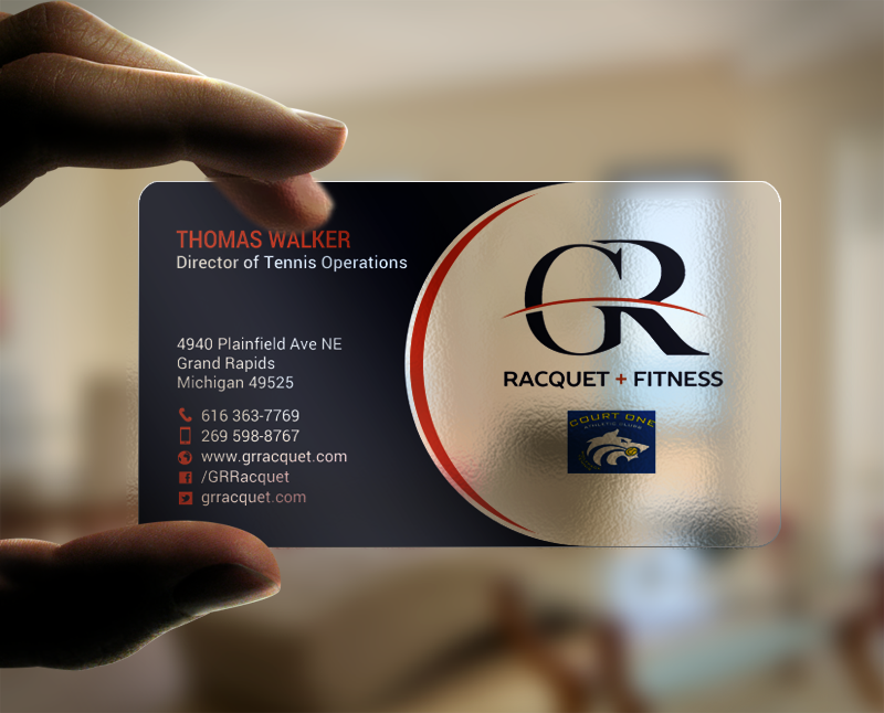 Design de Carte de Visite par chandrayaan.creative pour Grand Rapids Racquet | Design #17551042