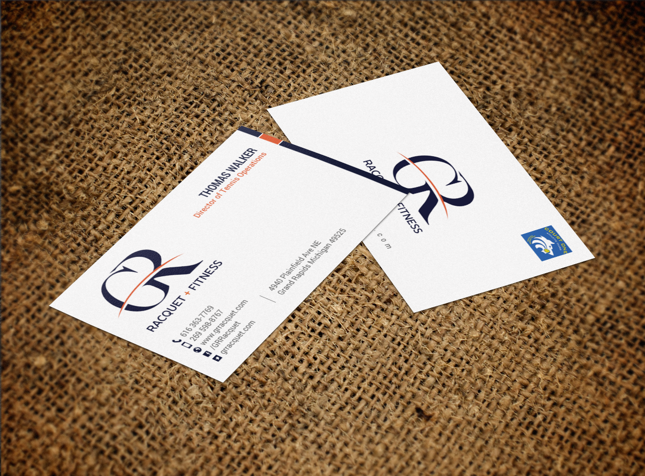 Business Card Design by chandrayaan.creative for Grand Rapids Racquet | Design #17551043