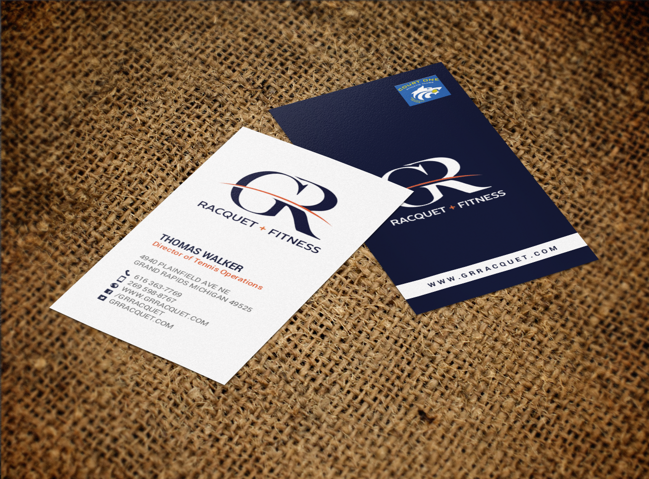 Design de Carte de Visite par chandrayaan.creative pour Grand Rapids Racquet | Design #17551044