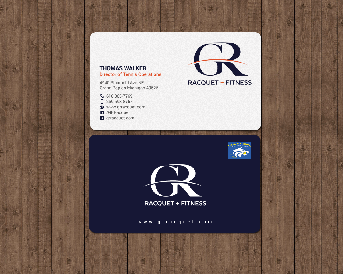 Design de Carte de Visite par chandrayaan.creative pour Grand Rapids Racquet | Design #17551045