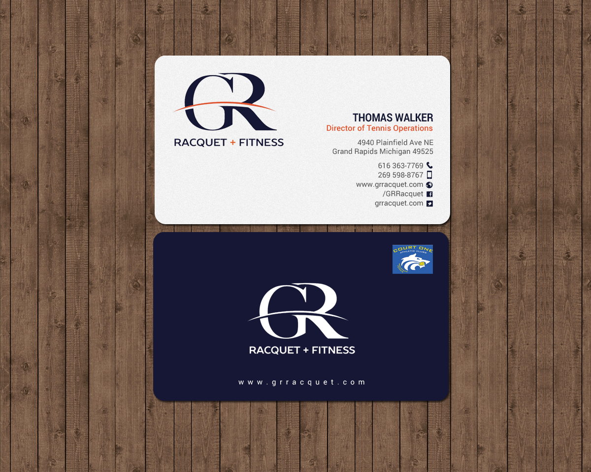 Design de Carte de Visite par chandrayaan.creative pour Grand Rapids Racquet | Design #17551046